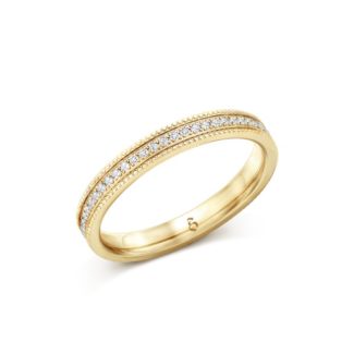 585 / 14K 0,27 ct. Brillant Memoire Ring Komplettrum A13