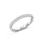 585 / 14K 0,52 ct. Brillant Memoire Halbrum Ring A20