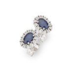 585/- Ohrstecker Saphir Brillanten G5-00268O