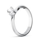 585 / 14K Brillant Verlobungsring E05 4er Krappen